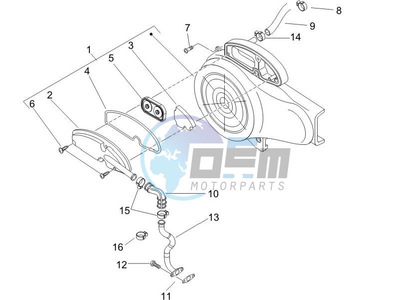 Secondary air box