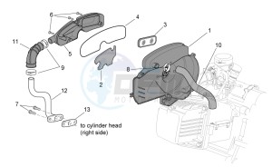 Scarabeo 100 4T e3 net drawing Secondary air