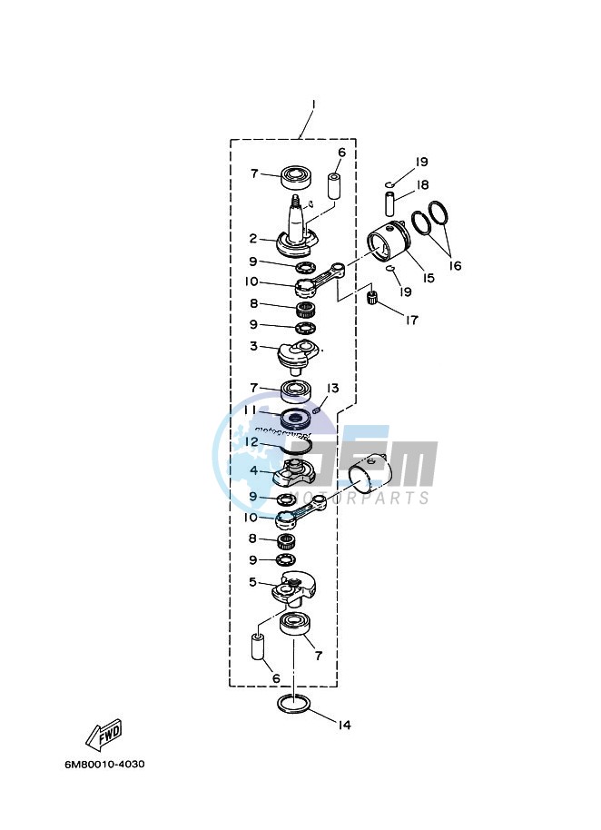 CRANKSHAFT--PISTON