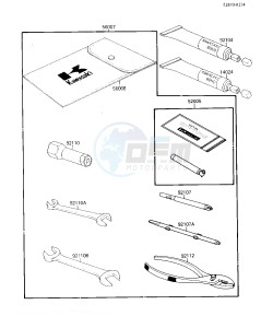 KLF 110 B [MOJAVE 110E] (B1-B2) [MOJAVE 110E] drawing OWNERS TOOLS