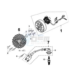 LUDIX 14 REP drawing IGNITION PART