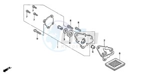 C50S drawing OIL PUMP