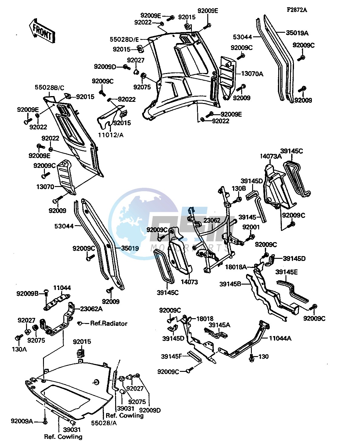 COWLING LOWERS -- ZG1000-A9- -