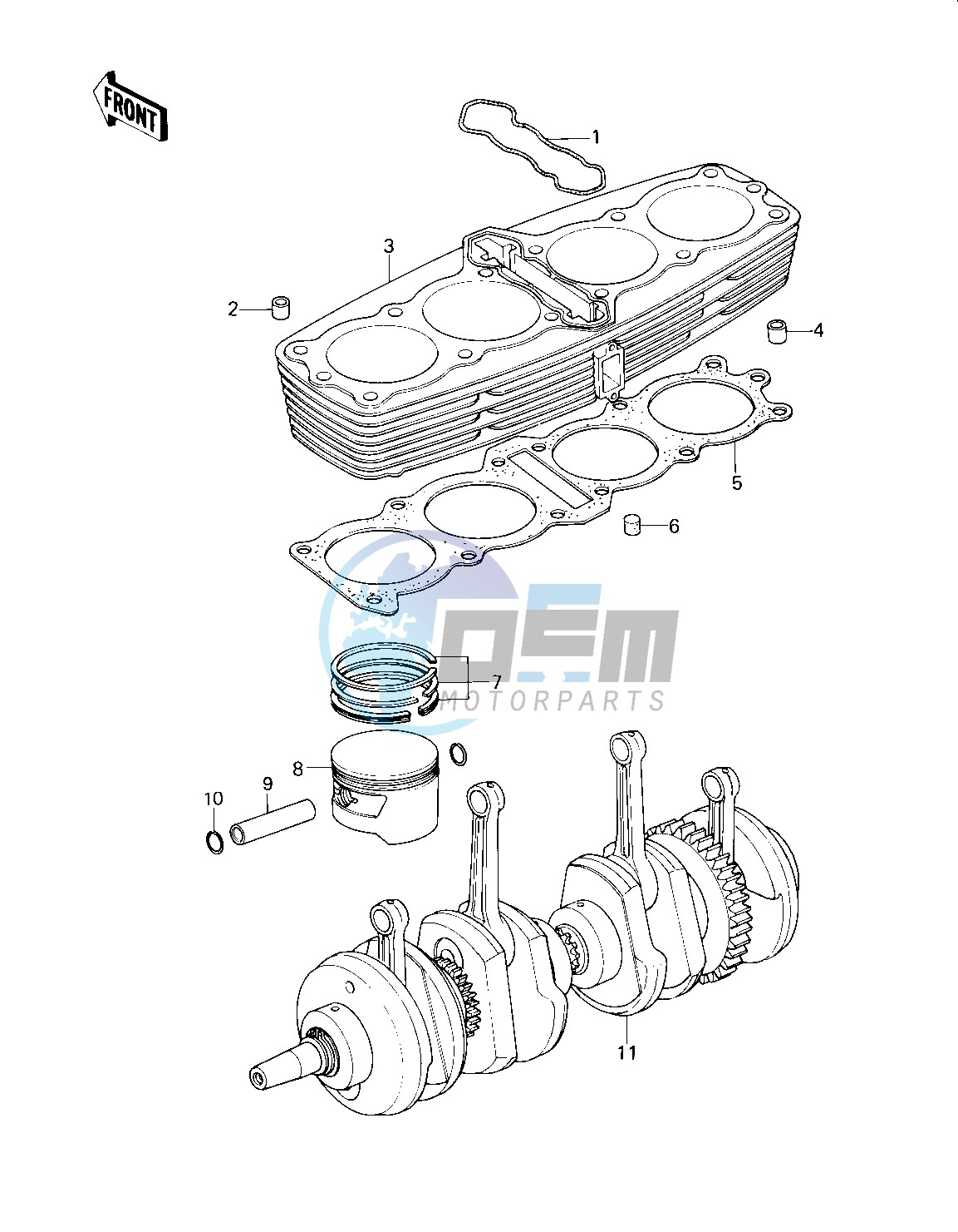 CYLINDER_PISTONS_CRANKSHAFT -- 79-81 C2_C3_C4- -