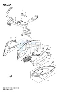 GSX1300R (E3-E28) Hayabusa drawing AIR INTAKE PIPE (MODEL L0)