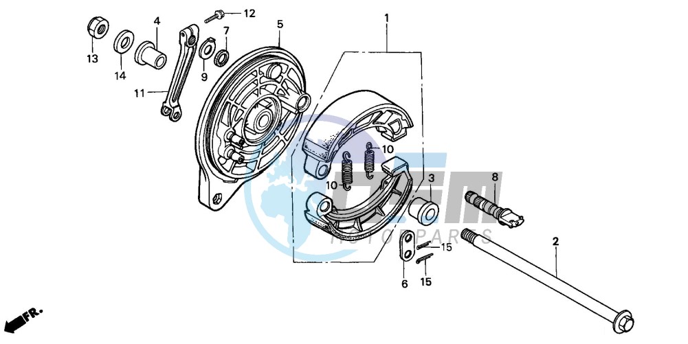 REAR BRAKE PANEL