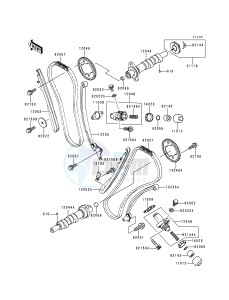 VN 1500 E [VULCAN 1500 CLASSIC] (E1) [VULCAN 1500 CLASSIC] drawing CAMSHAFT-- S- -_TENSIONER