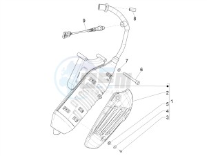 SPRINT 50 4T-3V E4 (EMEA) drawing Silencer