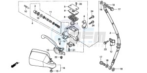 XL1000V VARADERO drawing FR. BRAKE MASTER CYLINDER