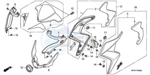 CB1000RA France - (F / CMF) drawing COWL