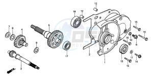 SH50 SCOOPY drawing TRANSMISSION