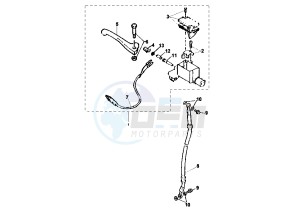 CW RS SPY 50 drawing FRONT MASTER CYLINDER