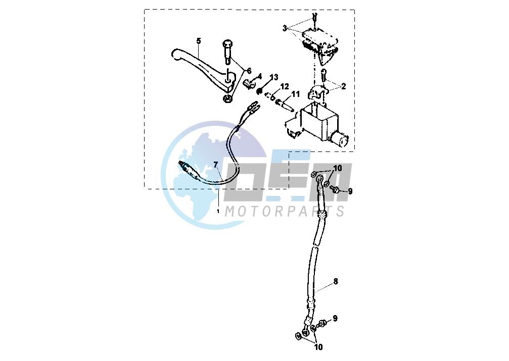 FRONT MASTER CYLINDER