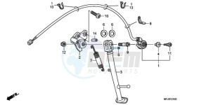 CBR600RAA BR / ABS - (BR / ABS) drawing STAND