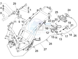 Beverly 125 Tourer e3 drawing Locks