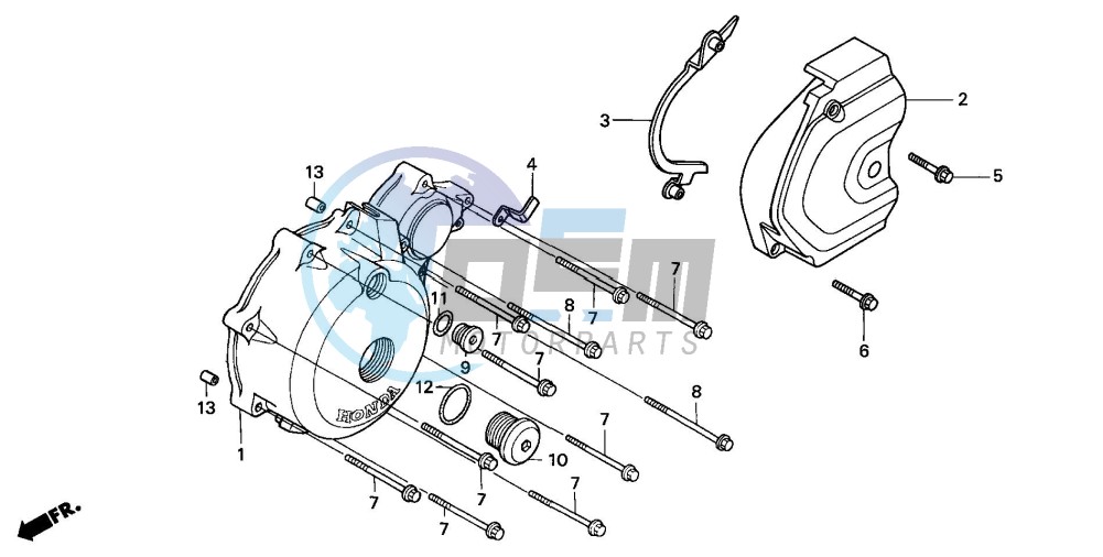 LEFT CRANKCASE COVER