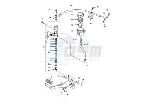 FZ1 1000 drawing REAR MASTER CYLINDER