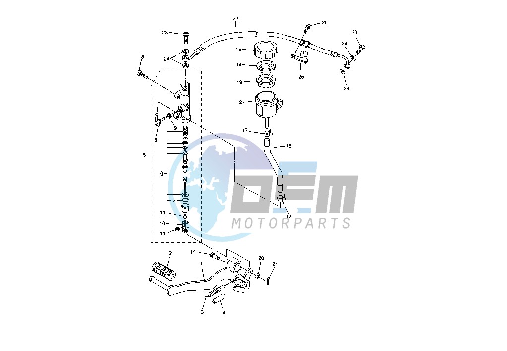 REAR MASTER CYLINDER