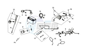 COMBIZ 50 drawing WIRING HARNASS