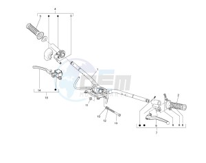 LXV 50 2T drawing Handlebars - Master cil