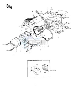 S3 A [MACH II] (A) 400 [MACH II] drawing ENGINE COVERS -- 74-75 S3_S3-A- -