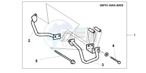 FX650 drawing ENGINE GUARD