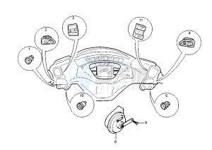 X9 250 drawing Handlebar Switch