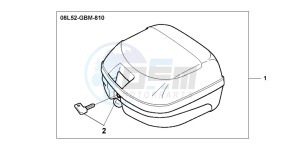 SFX50 drawing TOP CASE