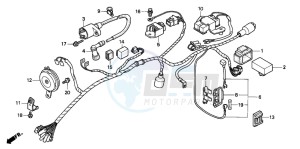 CG125 drawing WIRE HARNESS