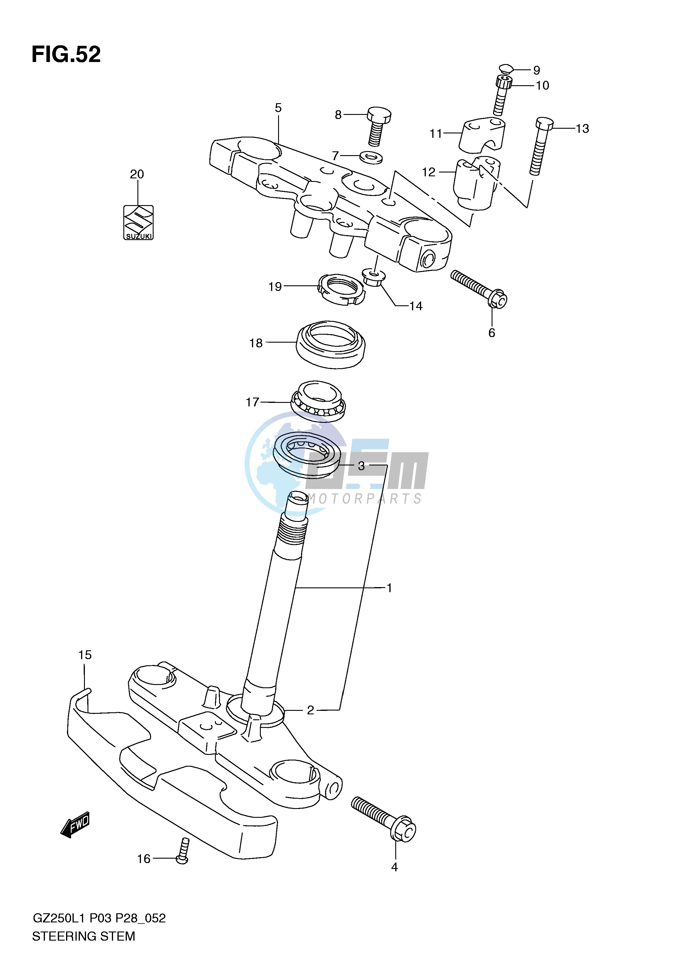 STEERING STEM