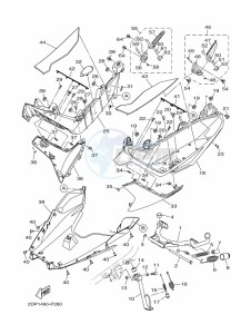 GPD125-A NMAX 125 (BV3J) drawing STAND & FOOTREST