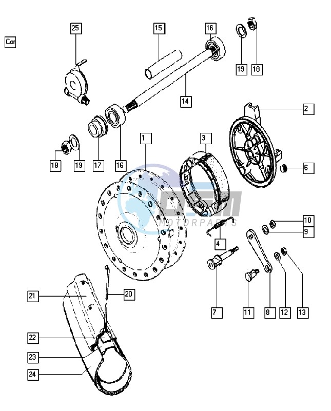 Front wheel I