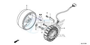 NC750DE Integra - NC750D Europe Direct - (ED) drawing GENERATOR