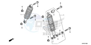 TRX420FED TRX420 Europe Direct - (ED) drawing FRONT CUSHION