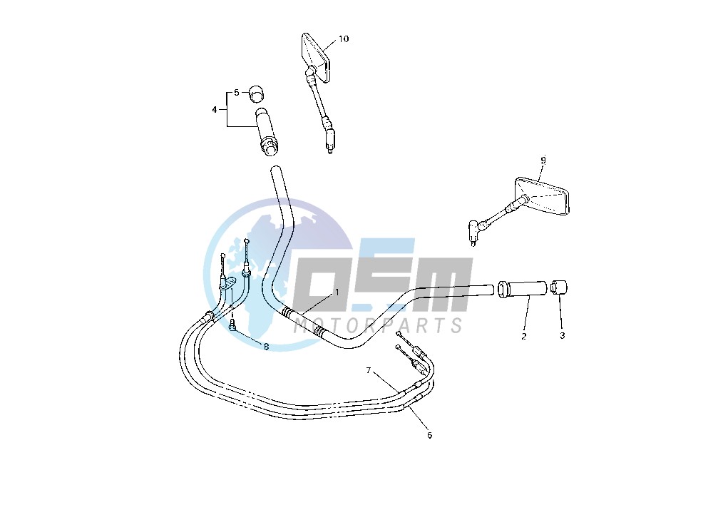 STEERING HANDLE -CABLE