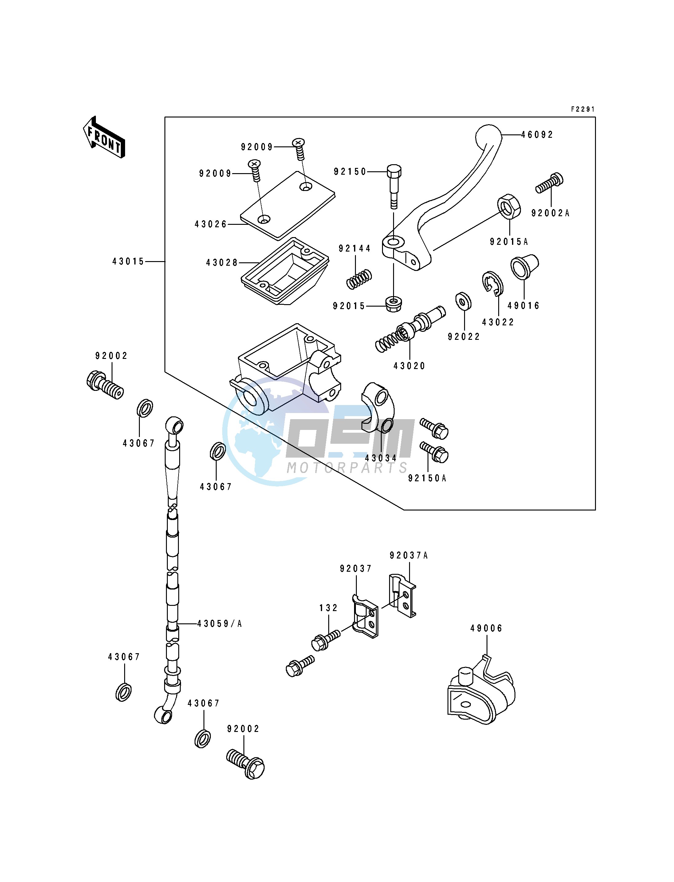 FRONT MASTER CYLINDER