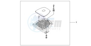 CLR125 CITY FLY drawing MINI RACK KIT