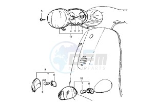 ET4 50 drawing Headlight