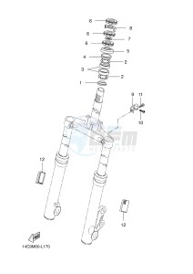 CW50N BOOSTER NAKED (2B7N 2B7N) drawing STEERING