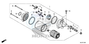 TRX420FA2E TRX420 Europe Direct - (ED) drawing STARTING MOTOR