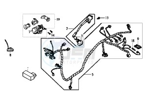 JET EURO X EU2 - 50 cc drawing ELECTRICAL DEVICES