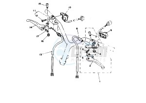 YA R AXIS 50 drawing HANDLE SWITCH -LEVER