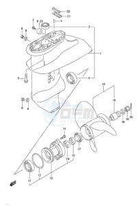 DF 20A drawing Gear Case