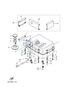 EDL13000STE 1647 (Q9CH) drawing FUEL TANK