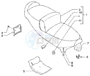 X9 180 Amalfi drawing Saddle - Tools Kit