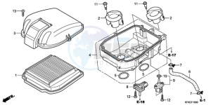 VTR2509 Australia - (U / MK) drawing AIR CLEANER