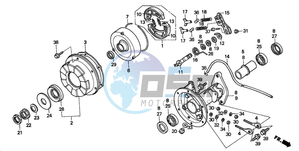 REAR BRAKE DRUM