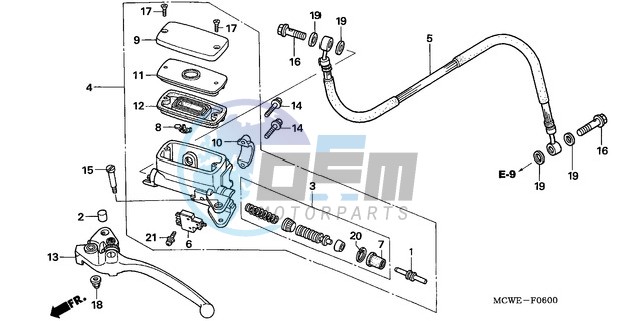 CLUTCH MASTER CYLINDER