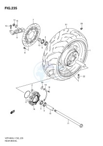 VZR1800 (E2) INTRUDER drawing REAR WHEEL (VZR1800L1 E19)