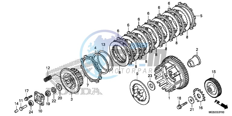 CLUTCH (NC700S/ SA)